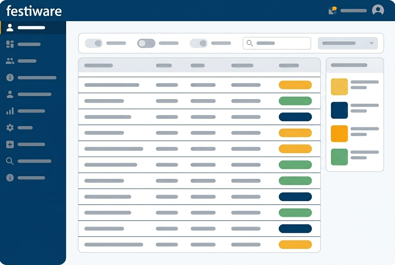 Produktansicht: Vertragsmanager in festiware